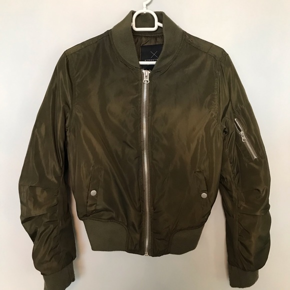 Green Bomber Jacket